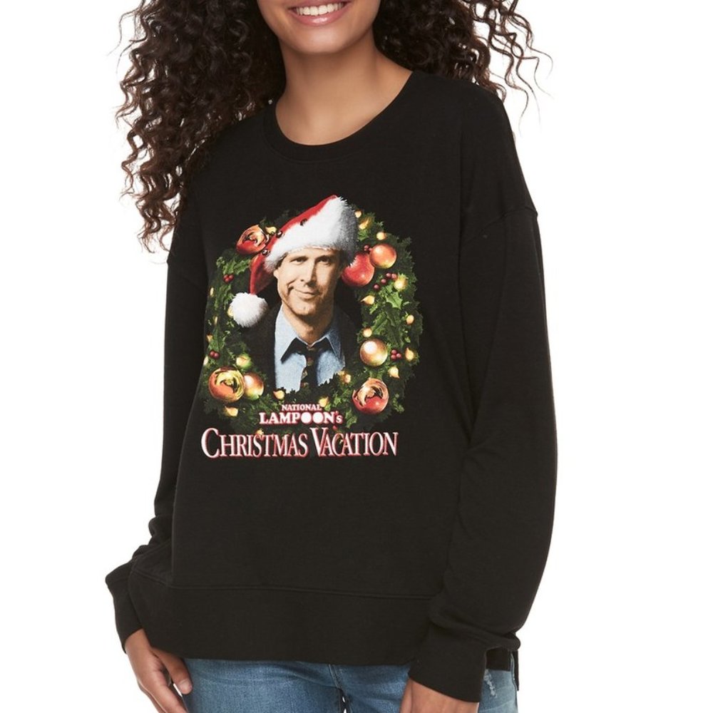 New! National Lampoon's Christmas Vacation Sweatshirt Chevy Chase Movie